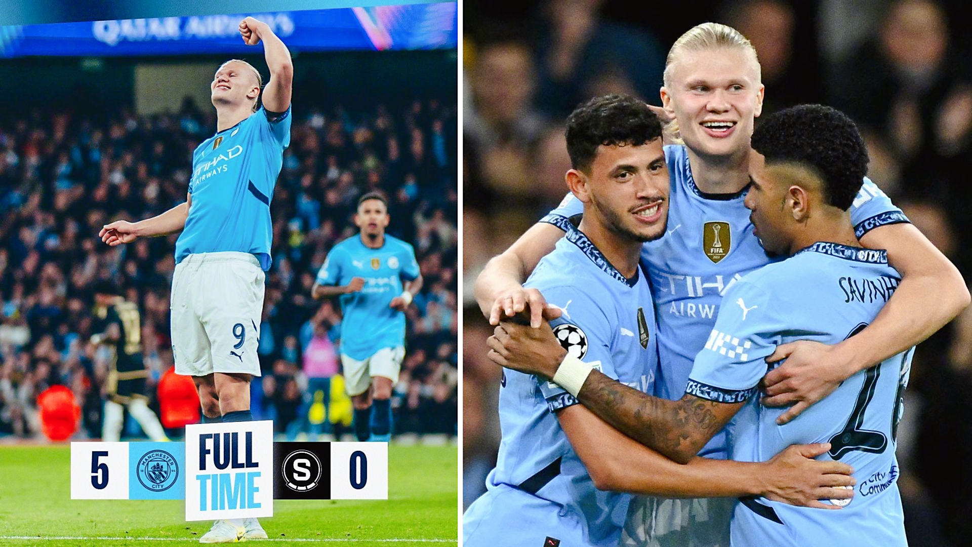 曼城完胜德国，德容送出助攻